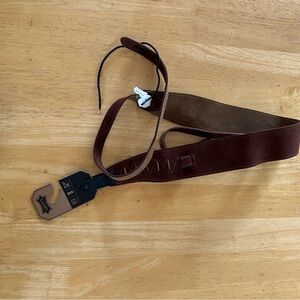 LEVY'S Leather Guitar Strap